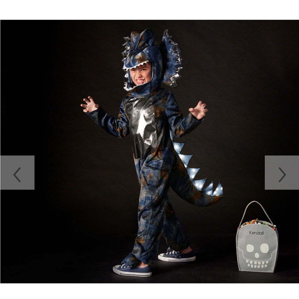 Dilophosaurus Dinosaur Light-Up Costume